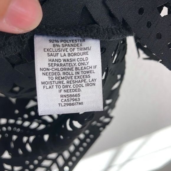 LEITH Nordstrom Laser Cut Shell Cut Out Jersey - Picture 7 of 7